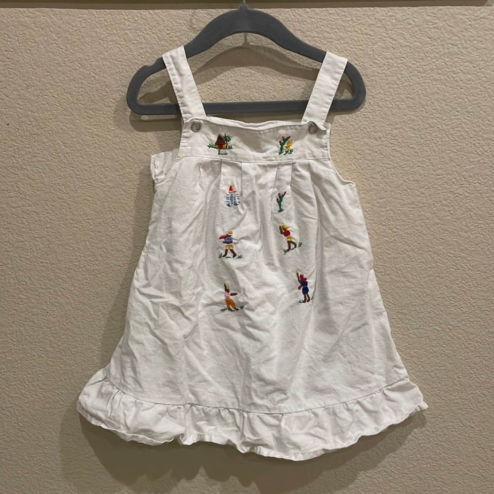 White Embroidered Dress for 12-18 month Girl